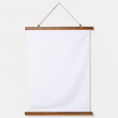Elegante aangepaste sjabloon voor uw logo hangend wandkleed (Voorkant 2)
