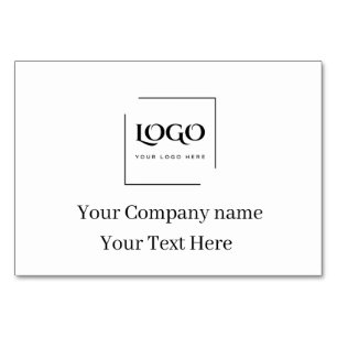 Elegante aangepaste sjabloon voor uw logo kaart