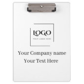 Elegante aangepaste sjabloon voor uw logo klembord (Voorkant)
