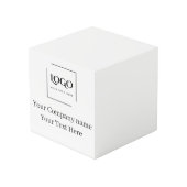 Elegante aangepaste sjabloon voor uw logo kubus (Achter hoekig)