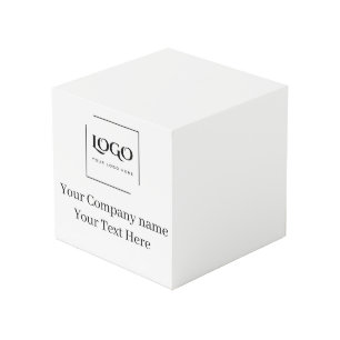 Elegante aangepaste sjabloon voor uw logo kubus