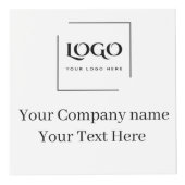 Elegante aangepaste sjabloon voor uw logo kubus (Voorkant)