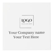 Elegante aangepaste sjabloon voor uw logo kubus (Voorkant)