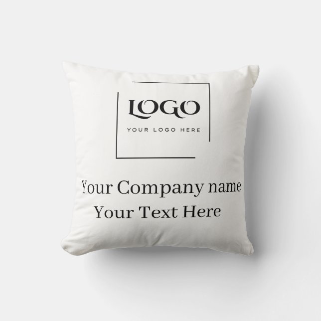 Elegante aangepaste sjabloon voor uw logo kussen (Voorkant)