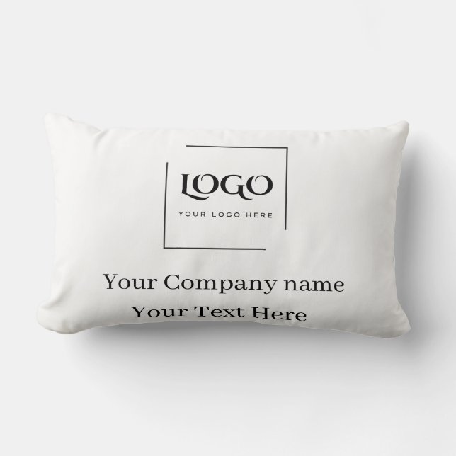 Elegante aangepaste sjabloon voor uw logo kussen (Voorkant)