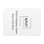 Elegante aangepaste sjabloon voor uw logo magneet (Horizontaal)