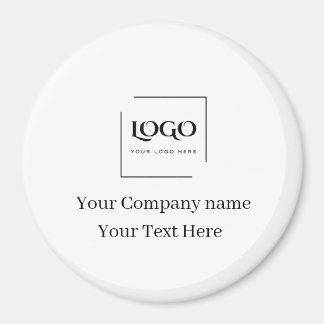 Elegante aangepaste sjabloon voor uw logo magneet