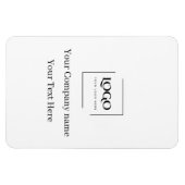 Elegante aangepaste sjabloon voor uw logo magneet (Horizontaal)