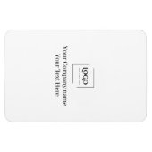 Elegante aangepaste sjabloon voor uw logo magneet (Horizontaal)