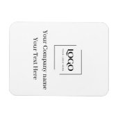Elegante aangepaste sjabloon voor uw logo magneet (Horizontaal)
