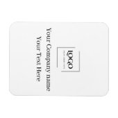 Elegante aangepaste sjabloon voor uw logo magneet (Horizontaal)