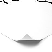 Elegante aangepaste sjabloon voor uw logo perfect poster (Hoek)