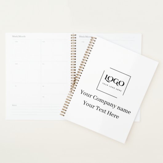 Elegante aangepaste sjabloon voor uw logo planner (Display)
