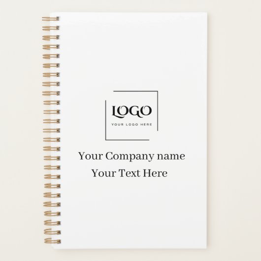 Elegante aangepaste sjabloon voor uw logo planner (Voorkant)