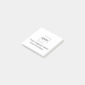 Elegante aangepaste sjabloon voor uw logo post-it® notes (Schuin)