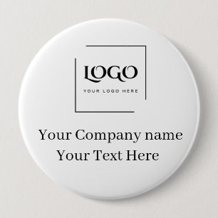 Elegante aangepaste sjabloon voor uw logo ronde button 4,0 cm