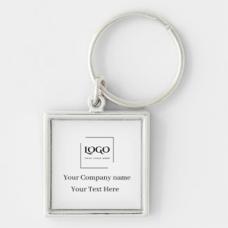 Elegante aangepaste sjabloon voor uw logo sleutelhanger