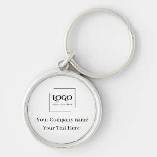 Elegante aangepaste sjabloon voor uw logo sleutelhanger