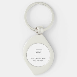 Elegante aangepaste sjabloon voor uw logo sleutelhanger