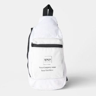 Elegante aangepaste sjabloon voor uw logo sling bag