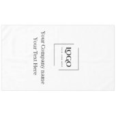 Elegante aangepaste sjabloon voor uw logo tafelkleed (Voorkant (Horizontaal))