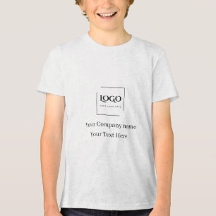 Elegante aangepaste sjabloon voor uw logo Tri-Blend shirt