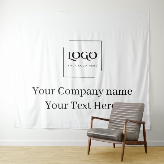 Elegante aangepaste sjabloon voor uw logo wandkleed (In Situ (horizontaal))