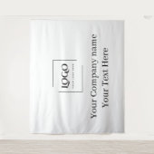 Elegante aangepaste sjabloon voor uw logo wandkleed (Voorkant)