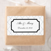 Elegante aangepaste trouwcadeautaglabels etiket (Insitu)