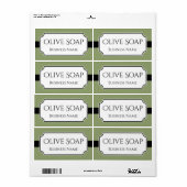 Elegante aangepaste zakelijke productlabels etiket (Full Sheet)