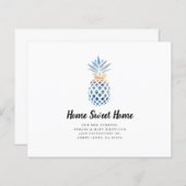 Elegante aankondiging van adreswijziging (Voorkant / Achterkant)