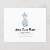 Elegante aankondiging van adreswijziging (Voorkant)