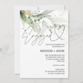 Elegante aankondiging van Eucalyptus Engagement Pa (Voorkant)