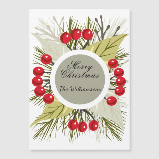 Elegante aanpasbare kerst-/feestdag magnetische ka (Voorkant)