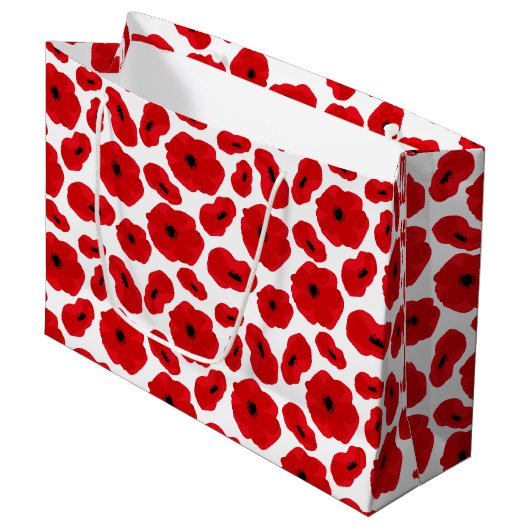 Elegante aanpasbare klaproos groot cadeauzakje (Voorkant Gekanteld)
