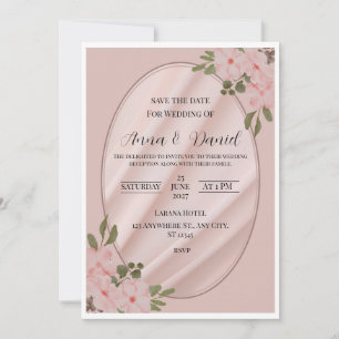 Elegante & Aanpasbare Premium Trouw Uitnodiging