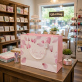Elegante aanpasbare roze bloemblad cadeautas