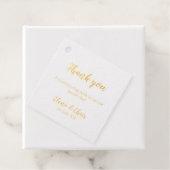 Elegante aanpasbare warme geschilderde rozen bedankjes labels (Met doos)