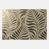 Elegante aanraking van goud inpakpapier vel (Voorkant 3)