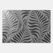 Elegante aanraking van zilver inpakpapier vel (Voorkant 3)