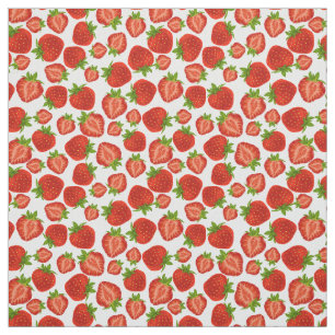 Elegante aardbei aardbeien rode bessen stof