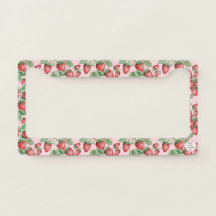 Elegante  Aardbei Hand-Drawn Girly Pink