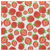 Elegante Aardbeien Rode Bessen Stof (Close Up)
