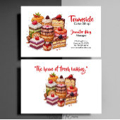 Elegante aardbeien Sinaasappel Black Berry Cake Ba Visitekaartje