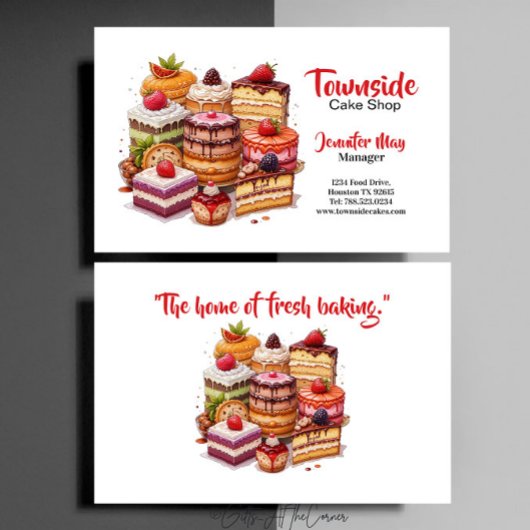 Elegante aardbeien Sinaasappel Black Berry Cake Ba Visitekaartje