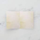 Elegante Aardse Vlinder gevouwen uitnodiging (Binnen)