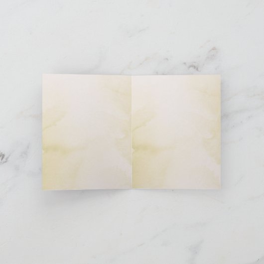 Elegante Aardse Vlinder gevouwen uitnodiging (Binnen)