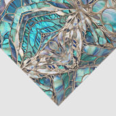 Elegante Abalone Patroon Decoupage Tissue Tissuepapier (Detail)