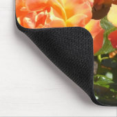 Elegante Abrikozen Rozen Muismat (Hoek)