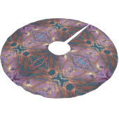 Elegante Abstract Kerstboom Rok (Gekanteld)